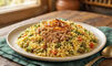  طرز تهیه لوبیاپلو با تن ماهی