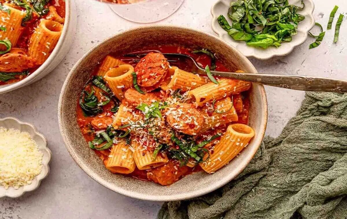طرز تهیه پاستا اسفناج؛ فوری و خوشمزه