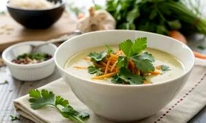 سوپ ماست و گشنیز، نسخه خوشمزه کاهش وزن