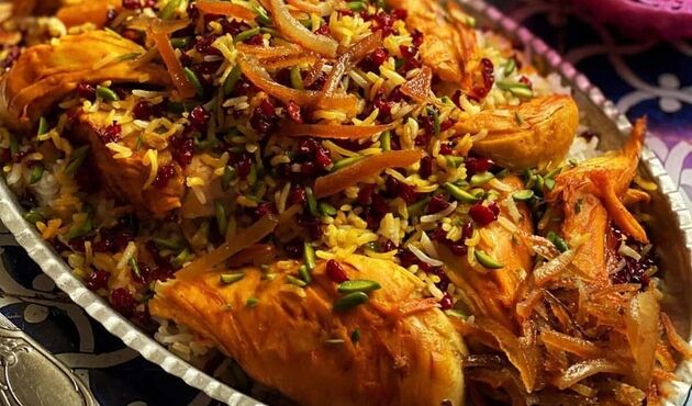 شیرین‌پلو ملوکانه؛ نگین درخشان مهمانی‌های رسمی
