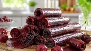 طرز تهیه لواشک گیلاس خانگی
