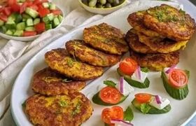 انتخابی عالی برای شام سبک؛ کوکو ذرت و نخودفرنگی