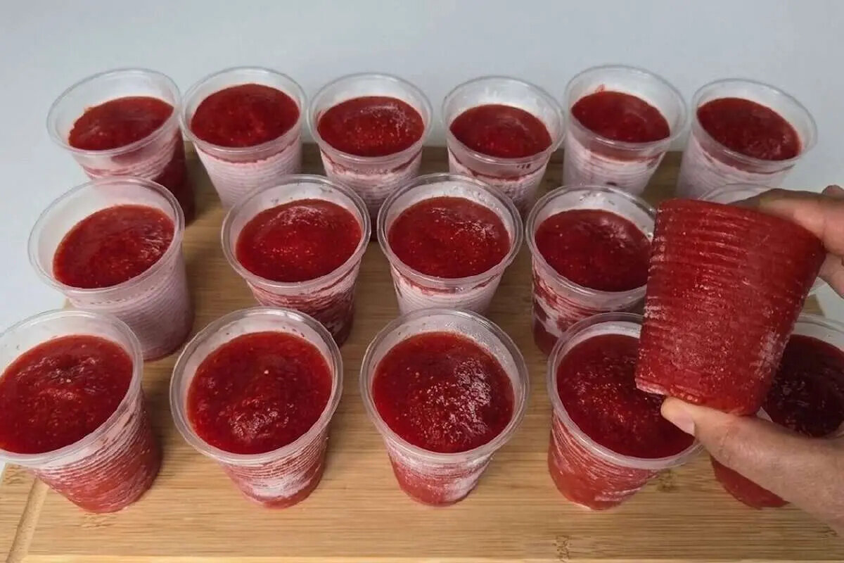  طرز تهیه سس گوجه و فلفل غلیظ زمستانی/ بدون جوشاندن طولانی