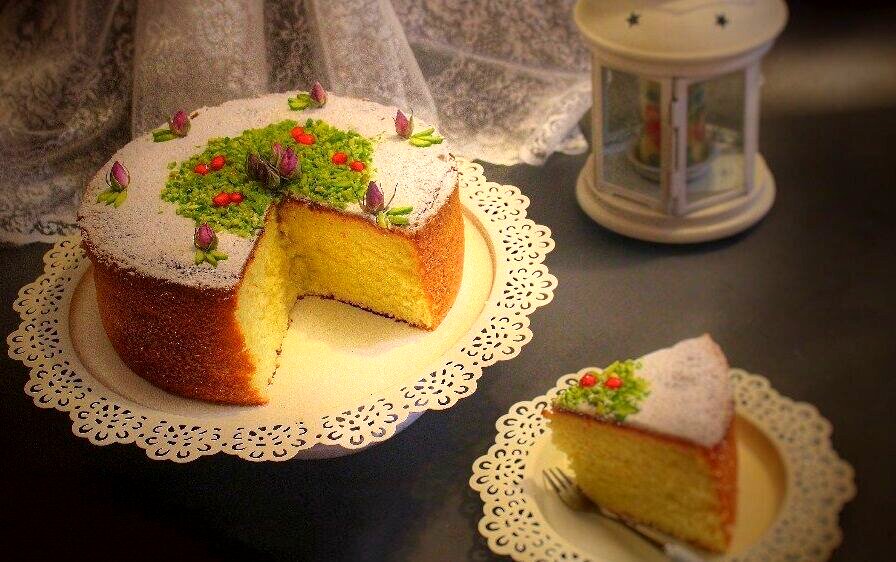 روش‌های پخت کیک هل و گلاب