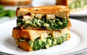 طرز تهیه ساندویچ اسفناج و گردو؛ ساندویچ لذیذ و مقوی