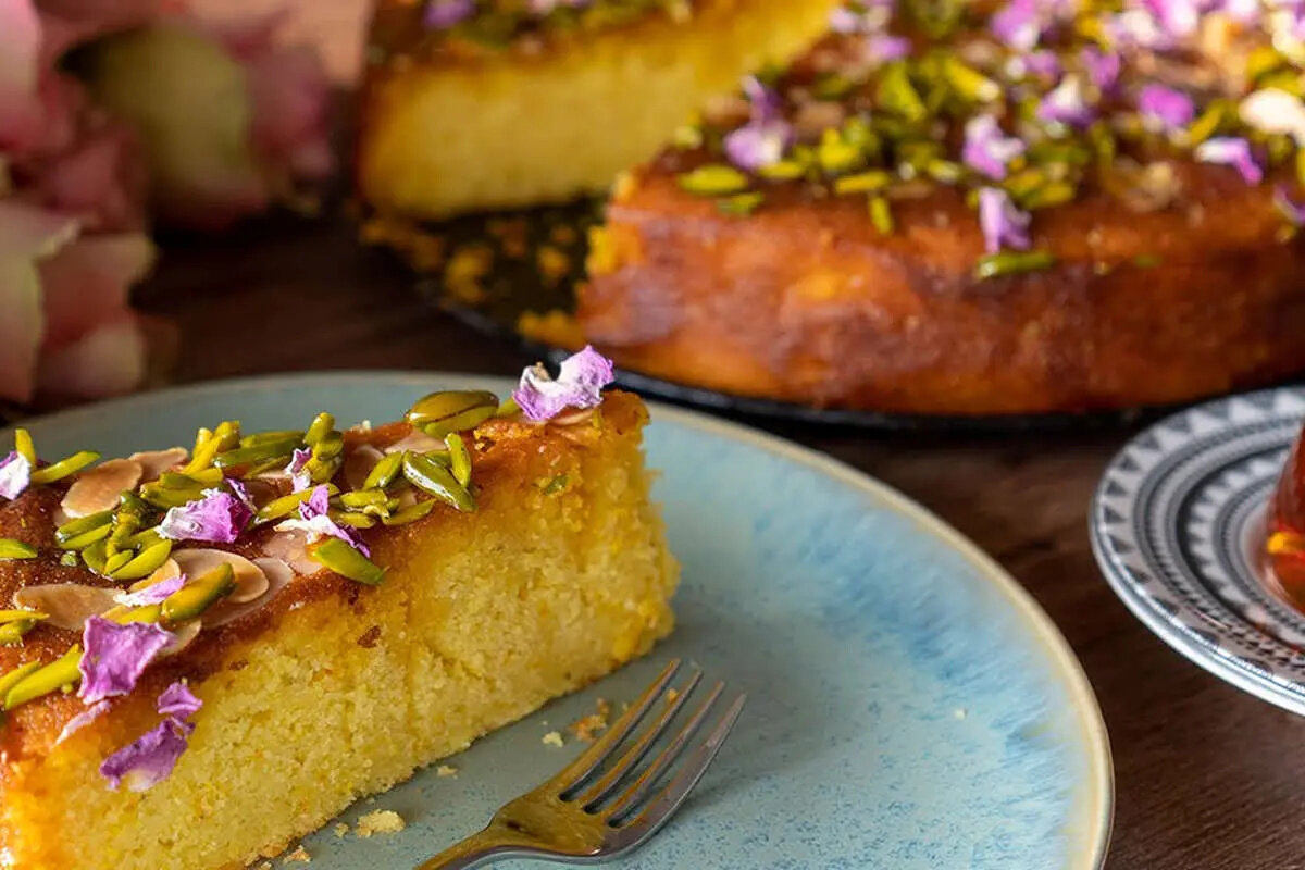 طرز تهیه کیک خیس ایرانی؛ پرشین رز