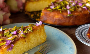 طرز تهیه کیک خیس ایرانی؛ پرشین رز