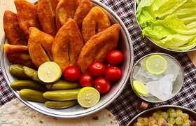 کتلت سیب زمینی شیرازی بازاری بدون گوشت + روش تهیه