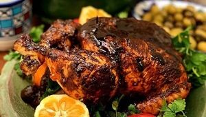 مرغ لونگی گیلانی ؛ این یک دستور خوشمزه برای شکم پر کردن مرغ است