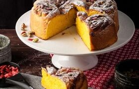 طرز تهیه کیک ایرانی با عطر بهارنارنج