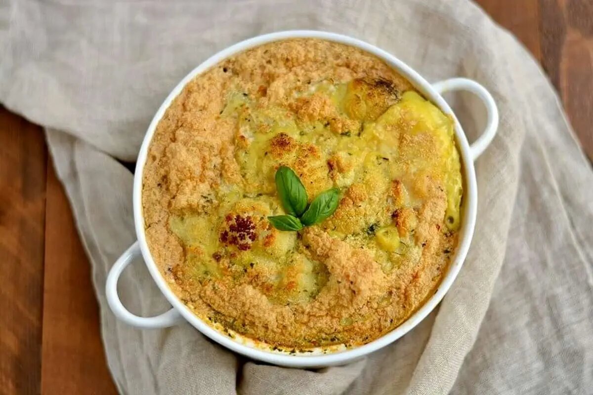 سوفله گل کلم؛ غذایی مدرن و خوشمزه