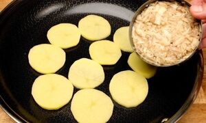 ببینید؛ طرز تهیه یک شام جدید با سیب زمینی و تن ماهی
