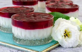 طرز تهیه محلبی آلبالو؛ دسر خنک و خوشمزه مخصوص فصل تابستان